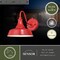 Vaxcel Dorado 1 Light Dusk to Dawn Red White Farmhouse Barn Dome Outdoor Wall Lantern T0486 - alternate 2